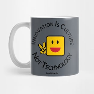 Smile! Innovation is Culture, not technology. Mug